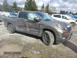 2022 Honda Ridgeline RTL z VIN 5FPYK3F55NB024280, wystawiony jako Copart lot #51490185 z przebiegiem 39 935 mil mil oraz Szkoda całkowita • Salvage title. Historia ofert i sprzedaży dostępna na DreamBid. Obrazek 4.