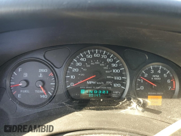 2003 Chevrolet Monte Carlo LS with VIN 2G1WW12E639412823, listed as a Copart auction lot 86990454 with 90,147 mi miles and Salvage Title. Bid and sale history available at carsss.com. Image 9.