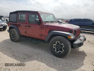 2022 Jeep Wrangler Unlimited Sport with VIN 1C4HJXDG0NW100216, listed as a Copart auction lot 47610405 with 18,324 mi miles and Clean Title. Bid and sale history available at DreamBid. Image 4.