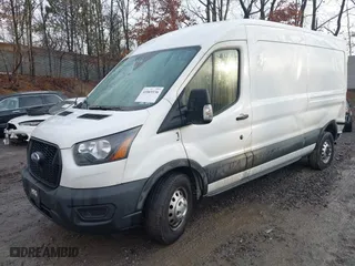 2021 Ford Transit Cargo Van with VIN 1FTBR2C82MKA29523, listed as a IAAI auction lot 41069336 with 195,397 mi miles. Bid and sale history available at carsss.com. Image 17.