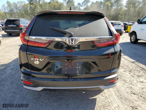 2020 Honda CR-V EX with VIN 2HKRW1H59LH407897, listed as a Copart auction lot 49830735 with 51,152 mi miles and Salvage Title. Bid and sale history available at carsss.com. Image 6.