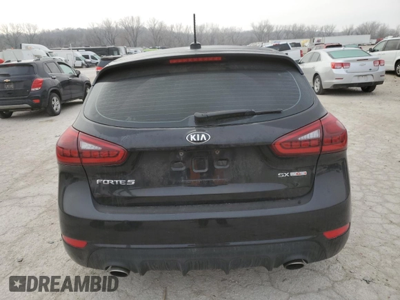 2018 Kia Forte SX with VIN 3KPFN5A34JE180237, listed as a Copart auction lot 85733434 with 89,935 mi miles and Salvage Title. Bid and sale history available at carsss.com. Image 6.