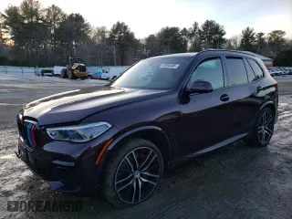 2022 BMW X5 M50i with VIN 5UXJU4C02N9M64369, listed as a Copart auction lot 47050485 with 0 mi miles and Salvage Title. Bid and sale history available at carsss.com. Image 1.