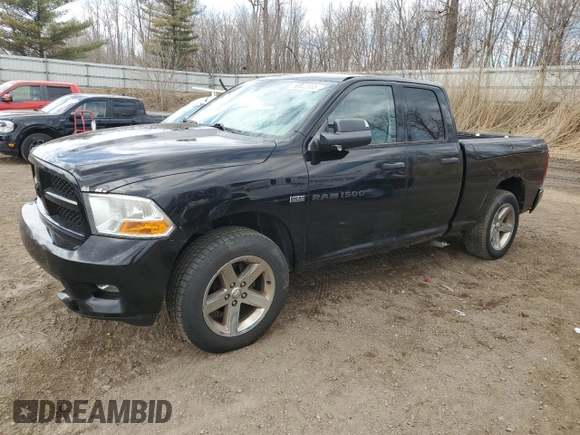 2012 Ram 1500 Express with VIN 1C6RD7FT3CS178748, listed as a Copart auction lot 50822085 with 189,684 mi miles and Clean title. Bid and sale history available at DreamBid. Image 1.