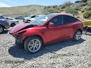 2024 Tesla Model Y Long Range с VIN 7SAYGDEE2RF988958, выставлен на аукционе Copart как лот 58066795 с пробегом 26 356 миль миль и Списание • Salvage title. История ставок и продаж доступна на DreamBid. Изображение 1.