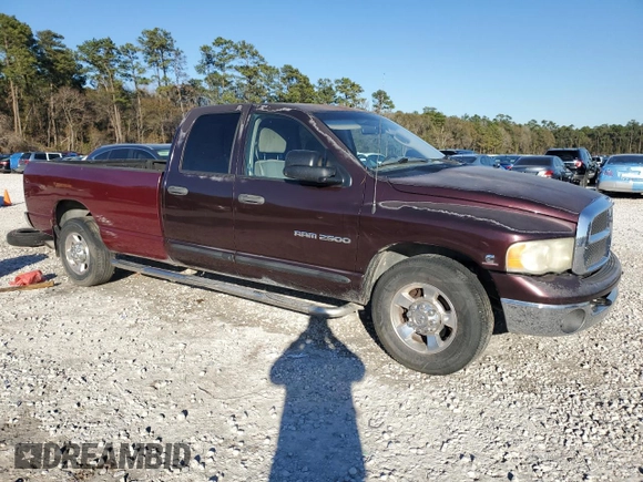 2005 Dodge Ram 2500 SLT with VIN 3D7KR28C55G749104, listed as a Copart auction lot 41802385 with 324,049 mi miles and Clean Title. Bid and sale history available at carsss.com. Image 4.
