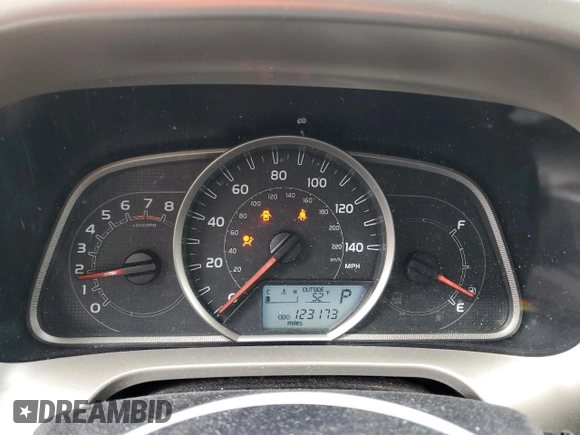2013 Toyota RAV4 XLE with VIN JTMRFREV0D5024337, listed as a Copart auction lot 51700935 with 123,173 mi miles and Salvage Title. Bid and sale history available at DreamBid. Image 9.