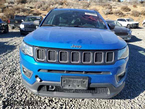 2021 Jeep Compass 80th Anniversary with VIN 3C4NJDEB0MT539277, listed as a Copart auction lot 83716994 with 55,728 mi miles and Salvage title. Bid and sale history available at DreamBid. Image 5.