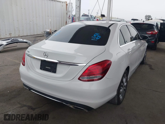 2017 Mercedes-Benz C 300 with VIN 55SWF4JB7HU227987, listed as a IAAI auction lot 42152594 with 53,183 mi miles and . Bid and sale history available at DreamBid. Image 4.