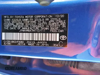 2021 Toyota C-HR LE with VIN JTNKHMBX7M1107111, listed as a Copart auction lot 47360895 with 69,964 mi miles and Non Repairable. Bid and sale history available at DreamBid. Image 13.