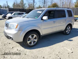 2013 Honda Pilot EX-L with VIN 5FNYF4H50DB502958, listed as a Copart auction lot 47458975 with 112,827 mi miles and Salvage Title. Bid and sale history available at carsss.com. Image 1.