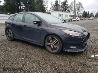 2017 Ford Focus ST with VIN 1FADP3L90HL317446, listed as a Copart auction lot 86165304 with 129,389 mi miles and Salvage Title. Bid and sale history available at carsss.com. Image 4.