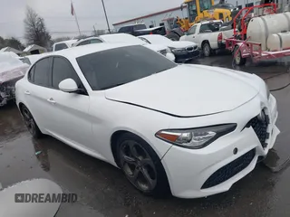 2017 Alfa Romeo Giulia with VIN ZARFAEBN5H7540188, listed as a IAAI auction lot 41619098 with 106,512 mi miles. Bid and sale history available at carsss.com. Image 13.