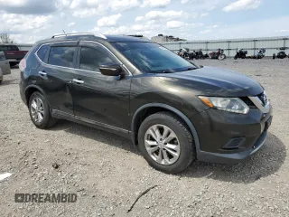 2015 Nissan Rogue SV with VIN 5N1AT2MV0FC871268, listed as a Copart auction lot 54258755 with 89,786 mi miles and Salvage Title. Bid and sale history available at DreamBid. Image 4.