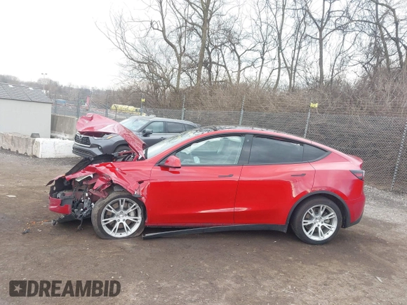 2022 Tesla Model Y Long Range with VIN 7SAYGDEE1NF442159, listed as a IAAI auction lot 41674506 with 82,355 mi miles and . Bid and sale history available at DreamBid. Image 14.