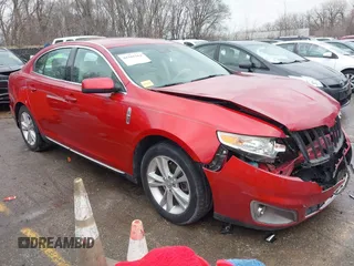 2012 Lincoln MKS with VIN 1LNHL9ER2CG804572, listed as a IAAI auction lot 41165361 with 121,477 mi miles. Bid and sale history available at carsss.com. Image 1.