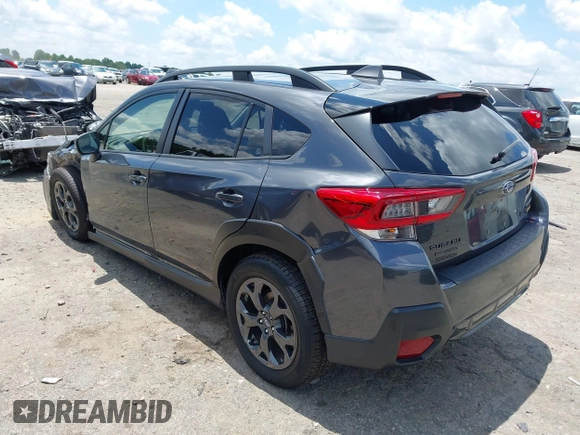 2023 Subaru Crosstrek Special Sports with VIN JF2GTHRC5PH243009, listed as a IAAI auction lot 42661791 with 37,421 mi miles and . Bid and sale history available at DreamBid. Image 3.