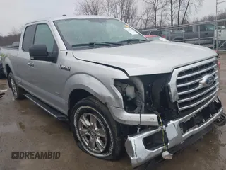 2016 Ford F-150 XLT with VIN 1FTEX1EP7GFA52018, listed as a IAAI auction lot 41989955 with 121,867 mi miles. Bid and sale history available at carsss.com. Image 1.