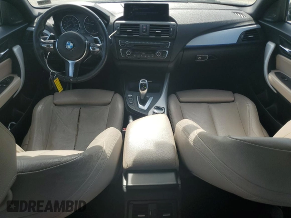 2015 BMW 2 Series M235i with VIN WBA1J7C5XFV253790, listed as a Copart auction lot 57155255 with 136,967 mi miles and Salvage title. Bid and sale history available at DreamBid. Image 8.