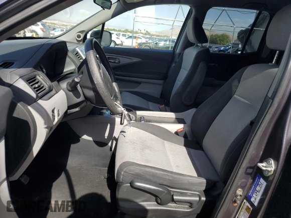 2017 Honda Ridgeline RT with VIN 5FPYK2F26HB008349, listed as a Copart auction lot 56672595 with 222,528 mi miles and Salvage title. Bid and sale history available at DreamBid. Image 7.