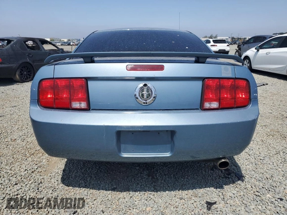 2005 Ford Mustang Deluxe with VIN 1ZVFT80N155244601, listed as a Copart auction lot 59180005 with 151,683 mi miles and Salvage title. Bid and sale history available at DreamBid. Image 6.