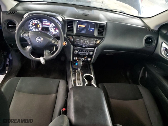 2019 Nissan Pathfinder S with VIN 5N1DR2MMXKC654355, listed as a Copart auction lot 43436035 with 106,093 mi miles and Clean Title. Bid and sale history available at carsss.com. Image 8.
