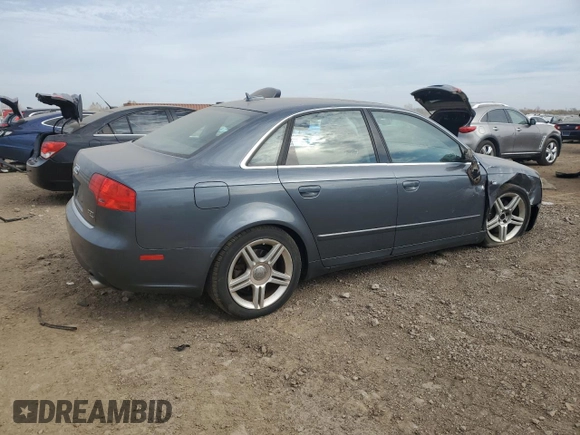 2006 Audi A4 2.0T z VIN WAUDF78E86A218115, wystawiony jako Copart lot #76328404 z przebiegiem 179 123 mil mil oraz Szkoda całkowita • Salvage title. Historia ofert i sprzedaży dostępna na DreamBid. Obrazek 3.