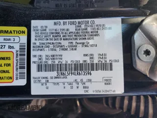 2020 Lincoln MKZ Reserve z VIN 3LN6L5F94LR613596, wystawiony jako Copart lot #76733524 z przebiegiem 32 341 mil mil oraz Szkoda całkowita • Salvage title. Historia ofert i sprzedaży dostępna na DreamBid. Obrazek 13.