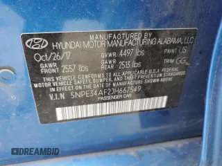 2018 Hyundai Sonata SEL with VIN 5NPE34AF2JH667549, listed as a Copart auction lot 47701715 with 83,592 mi miles and Salvage Title. Bid and sale history available at carsss.com. Image 14.