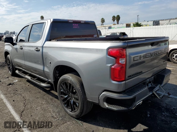 2020 Chevrolet Silverado 1500 Custom with VIN 1GCPWBEF5LZ176600, listed as a Copart auction lot 74396324 with 128,673 mi miles and Salvage Title. Bid and sale history available at carsss.com. Image 2.