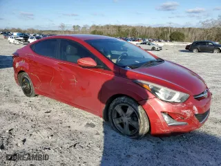 2014 Hyundai Elantra SE with VIN KMHDH4AEXEU048290, listed as a Copart auction lot 44737735 with 129,914 mi miles and Salvage Title. Bid and sale history available at carsss.com. Image 4.