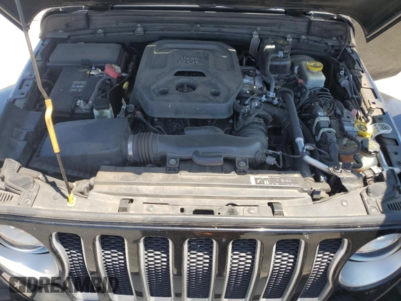 2020 Jeep Wrangler Unlimited Sahara with VIN 1C4HJXEN9LW247869, listed as a Copart auction lot 62697245 with 100,982 mi miles and Salvage title. Bid and sale history available at DreamBid. Image 11.