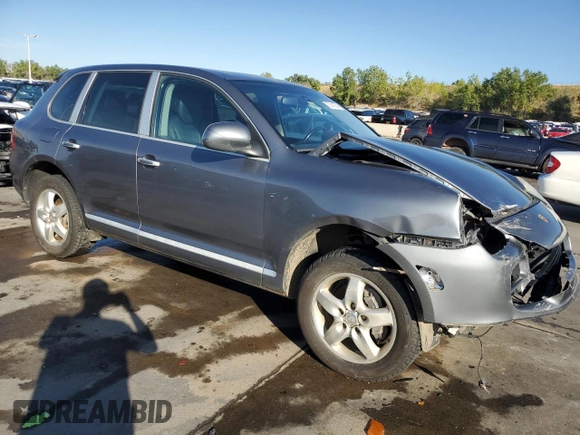 2005 Porsche Cayenne with VIN WP1AA29P45LA24917, listed as a Copart auction lot 72141784 with 155,916 mi miles and Salvage Title. Bid and sale history available at carsss.com. Image 4.