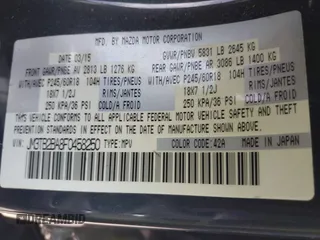 2015 Mazda CX-9 Sport с VIN JM3TB2BA8F0458250, выставлен на аукционе IAAI как лот 42631908 с пробегом 148 284 миль миль и . История ставок и продаж доступна на DreamBid. Изображение 9.