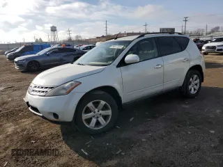 2006 Nissan Murano SL with VIN JN8AZ08T96W405907, listed as a Copart auction lot 84817324 with 128,416 mi miles and Clean Title. Bid and sale history available at DreamBid. Image 1.