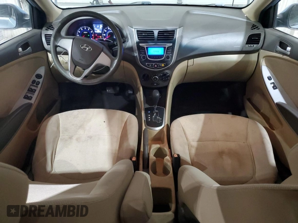 2013 Hyundai Accent GLS with VIN KMHCT4AE1DU542823, listed as a Copart auction lot 49274385 with 197,078 mi miles and Salvage Title. Bid and sale history available at carsss.com. Image 8.