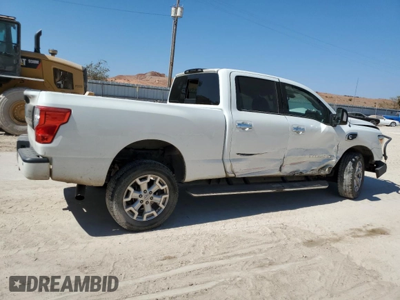 2016 Nissan Titan XD PRO-4X with VIN 1N6BA1F41GN510616, listed as a Copart auction lot 76314474 with 167,093 mi miles and Salvage Title. Bid and sale history available at carsss.com. Image 3.