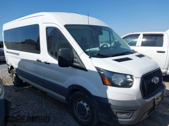 2022 Ford Transit Passenger XL with VIN 1FBAX2C82NKA59550, listed as a IAAI auction lot 41753792 with 46,019 mi miles and . Bid and sale history available at DreamBid. Image 1.