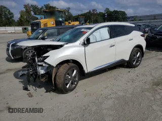 2023 Nissan Murano Platinum with VIN 5N1AZ2DJ5PC121295, listed as a Copart auction lot 71807944 with 17,286 mi miles and Salvage Title. Bid and sale history available at DreamBid. Image 1.