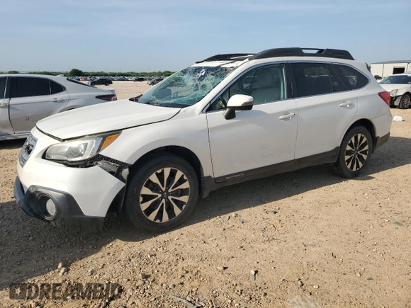 2017 Subaru Outback Limited with VIN 4S4BSENC1H3225245, listed as a Copart auction lot 48567765 with 121,816 mi miles and Salvage title. Bid and sale history available at DreamBid. Image 1.