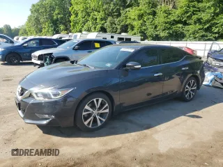 2017 Nissan Maxima SR with VIN 1N4AA6APXHC364104, listed as a Copart auction lot 59923975 with 105,070 mi miles and Salvage title. Bid and sale history available at DreamBid. Image 1.