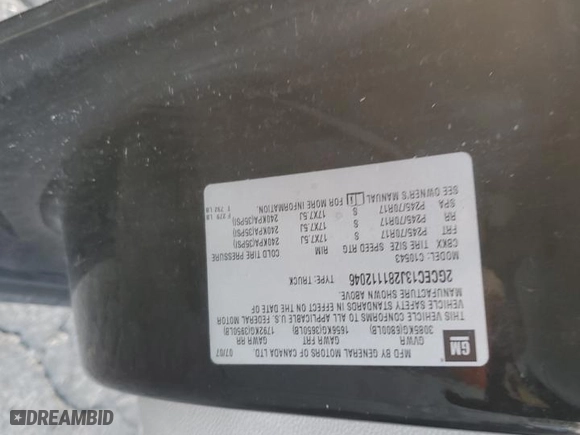 2008 Chevrolet Silverado 1500 LTZ with VIN 2GCEC13J281112046, listed as a Copart auction lot 78277364 with 177,717 mi miles and Salvage Title. Bid and sale history available at carsss.com. Image 14.