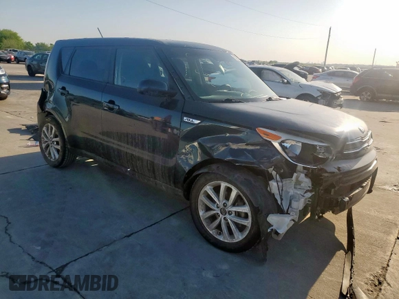 2019 Kia Soul + with VIN KNDJP3A50K7666331, listed as a Copart auction lot 52292765 with Not Provided miles and Salvage Title. Bid and sale history available at DreamBid. Image 4.