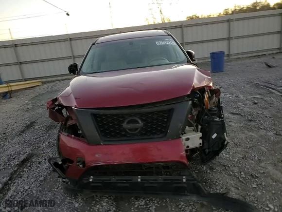 2015 Nissan Pathfinder S with VIN 5N1AR2MN1FC678450, listed as a Copart auction lot 81737474 with 136,468 mi miles and Salvage Title. Bid and sale history available at carsss.com. Image 12.
