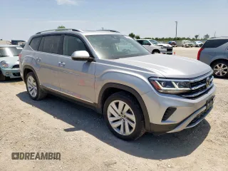 2021 Volkswagen Atlas SEL with VIN 1V2BR2CA1MC594888, listed as a Copart auction lot 57557435 with 38,124 mi miles and Clean title. Bid and sale history available at DreamBid. Image 4.