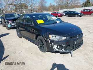 2017 Mitsubishi Lancer ES with VIN JA32U2FU4HU015140, listed as a IAAI auction lot 41890521 with 267,436 mi miles. Bid and sale history available at carsss.com. Image 1.