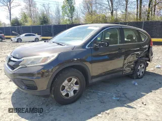 2015 Honda CR-V LX with VIN 2HKRM4H32FH621981, listed as a Copart auction lot 52135925 with 38,562 mi miles and Salvage Title. Bid and sale history available at DreamBid. Image 1.