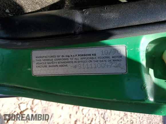 1971 Porsche 911 z VIN 9111100473, wystawiony jako Copart lot #60853765 z przebiegiem 79 342 mil mil oraz Szkoda całkowita • Salvage title. Historia ofert i sprzedaży dostępna na DreamBid. Obrazek 12.