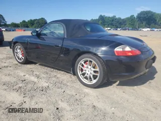 2003 Porsche Boxster S с VIN WP0CB29853U661354, выставлен на аукционе Copart как лот 57971535 с пробегом 62 253 миль миль и Чистый • Clean title. История ставок и продаж доступна на DreamBid. Изображение 2.