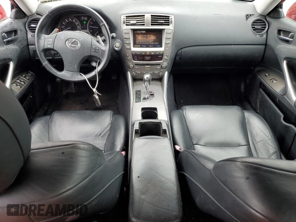 2006 Lexus IS 250 with VIN JTHBK262X65013954, listed as a Copart auction lot 55437155 with 158,395 mi miles and Clean Title. Bid and sale history available at DreamBid. Image 8.